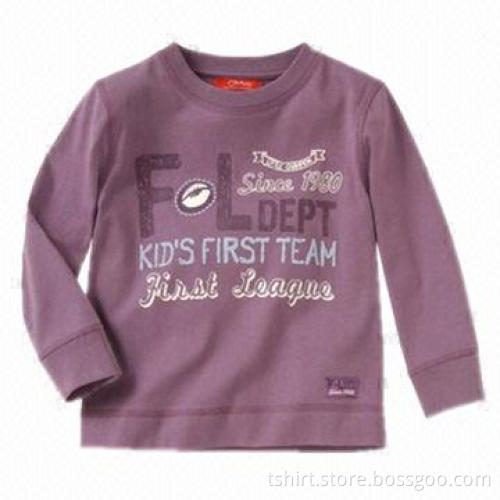 2012 promotional long sleeve for children, cotton t-shirts